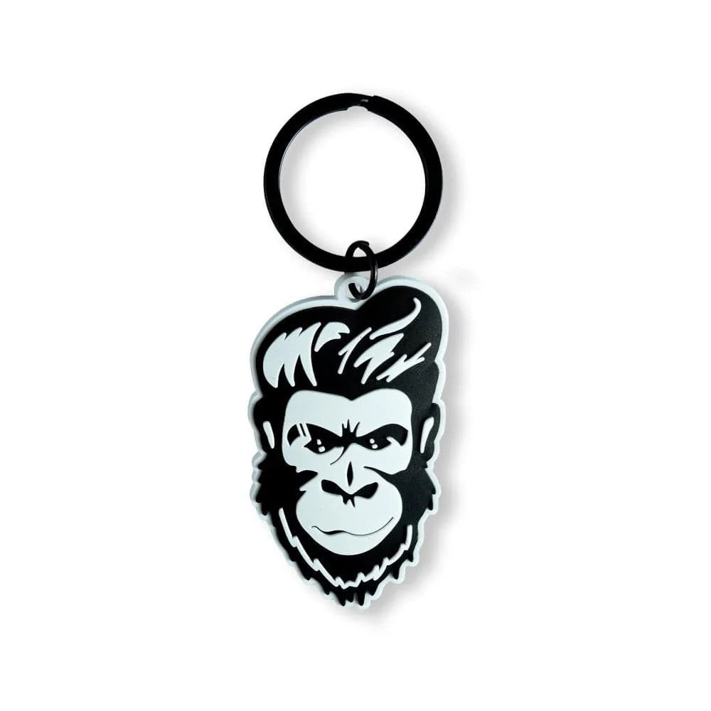 Slick Gorilla Head Keyring